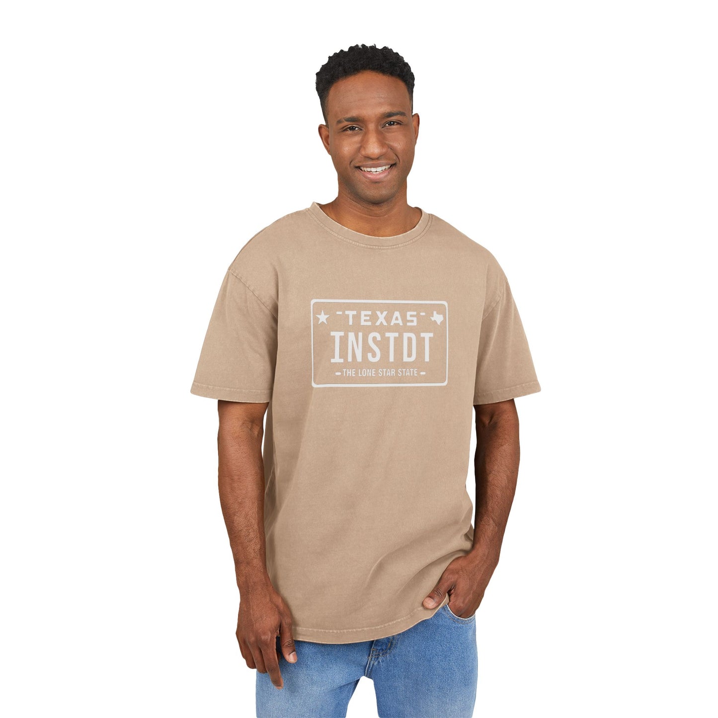 Licenst Plate Heavy Oversize Tee