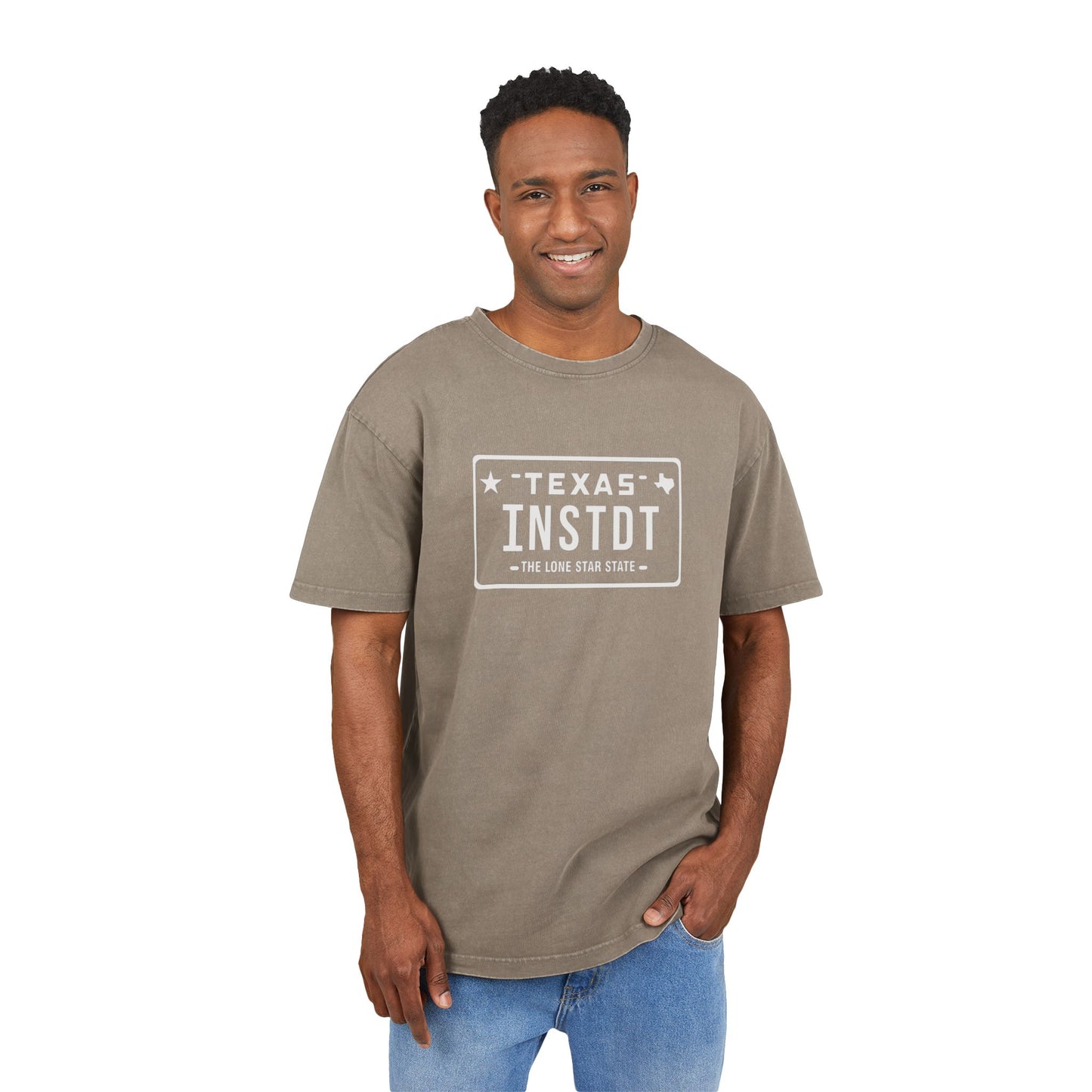 Licenst Plate Heavy Oversize Tee