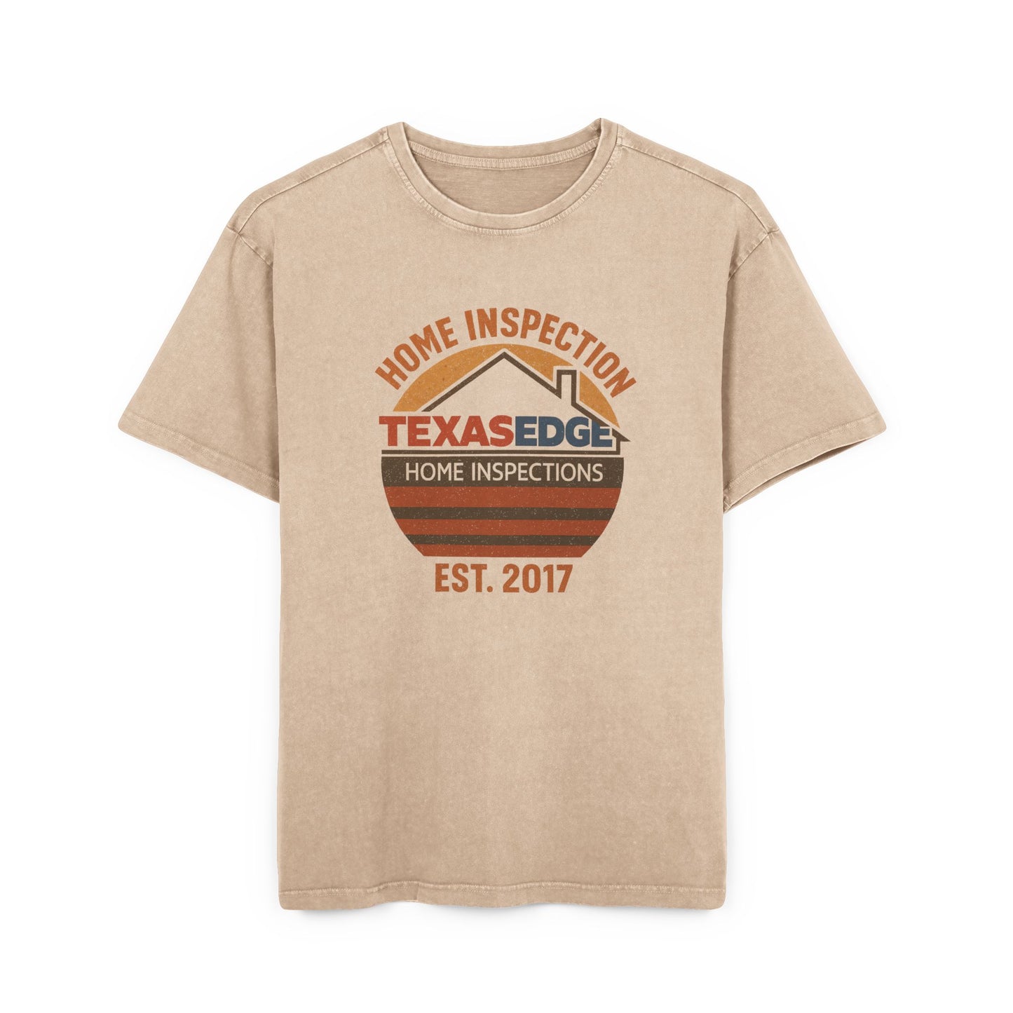 Retro Style Acid Washed Oversize Tee