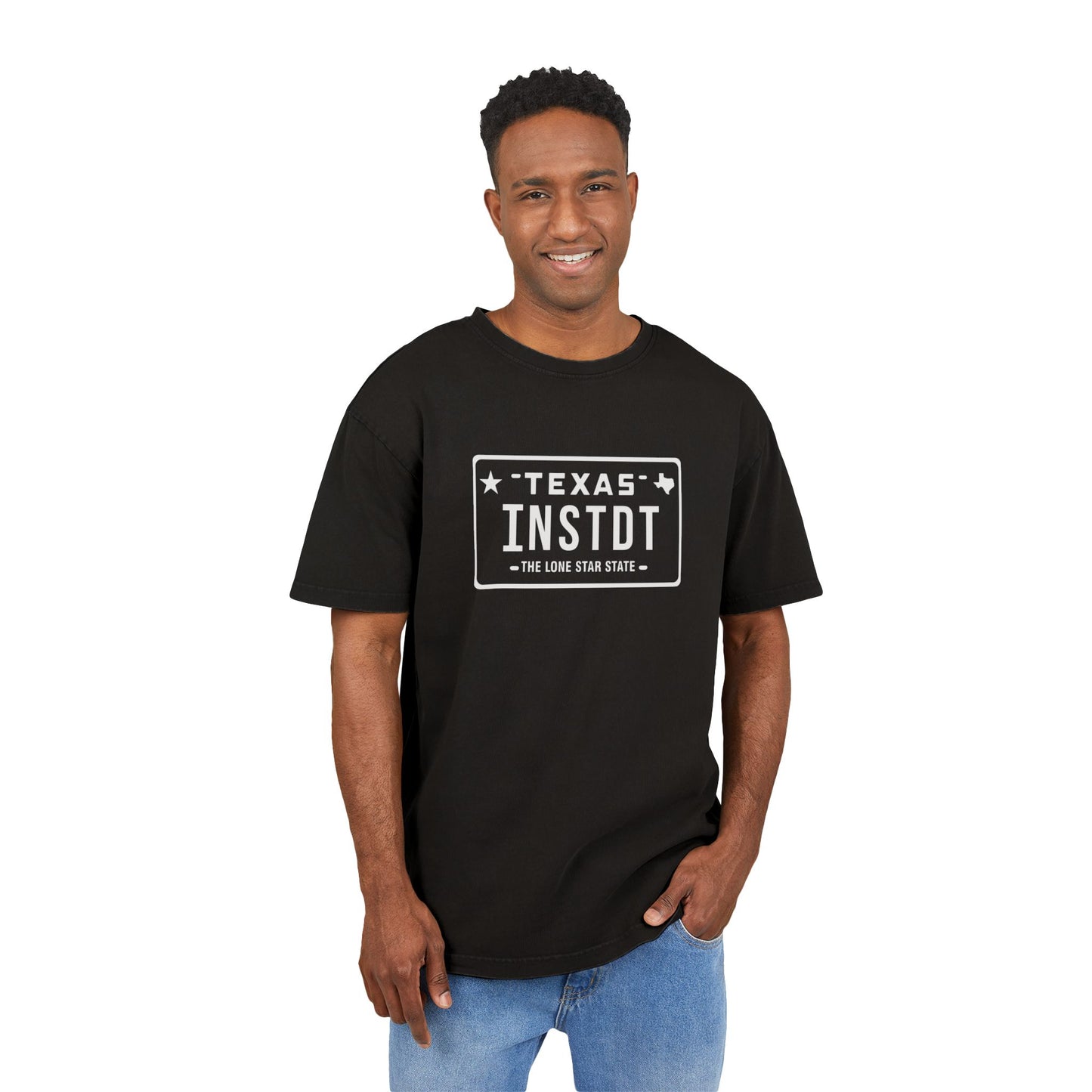 Licenst Plate Heavy Oversize Tee