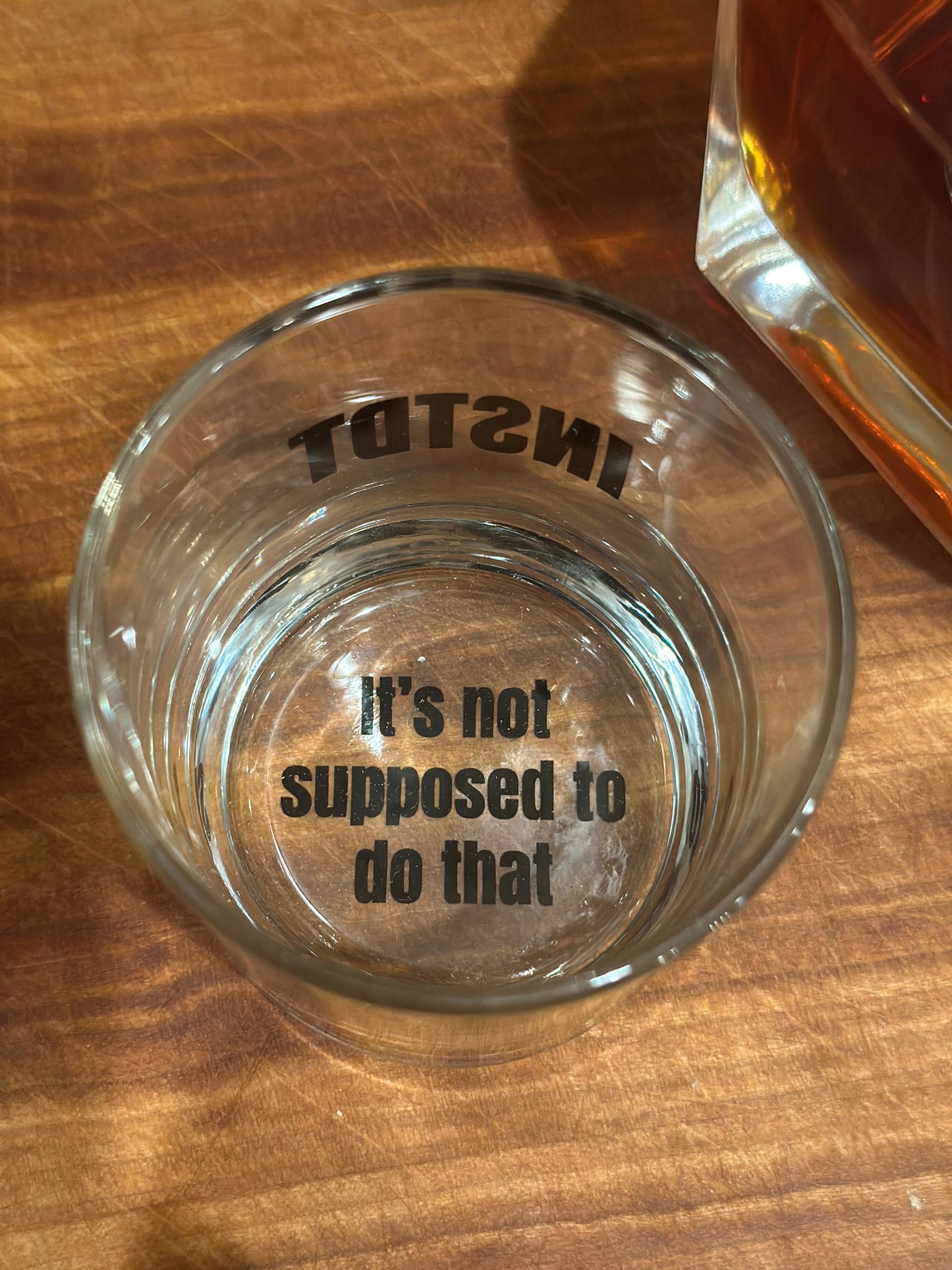 INSTDT Whiskey Glass (Single) *Decanter not included