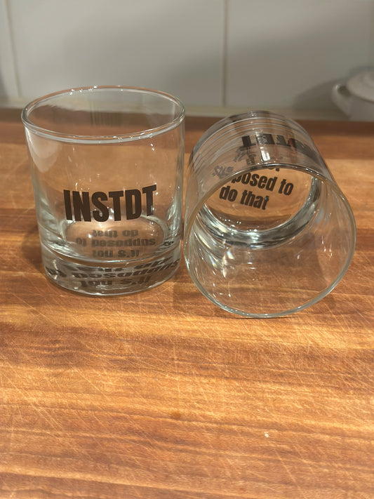 INSTDT Whiskey Glassed (Pair of 2)